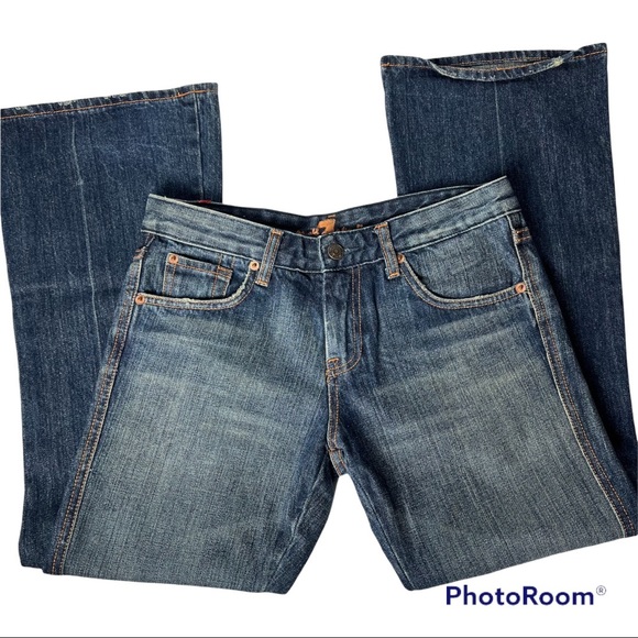 7 for all Mankind Flair Denim Jean with “A” embroidered pocket size 27 - Picture 5 of 17